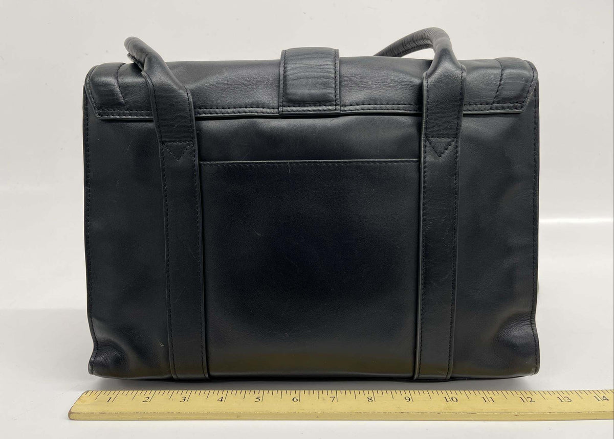 Radley London Black Leather Tote Handbag with Dual Handles | Large Everyday Work Shopper