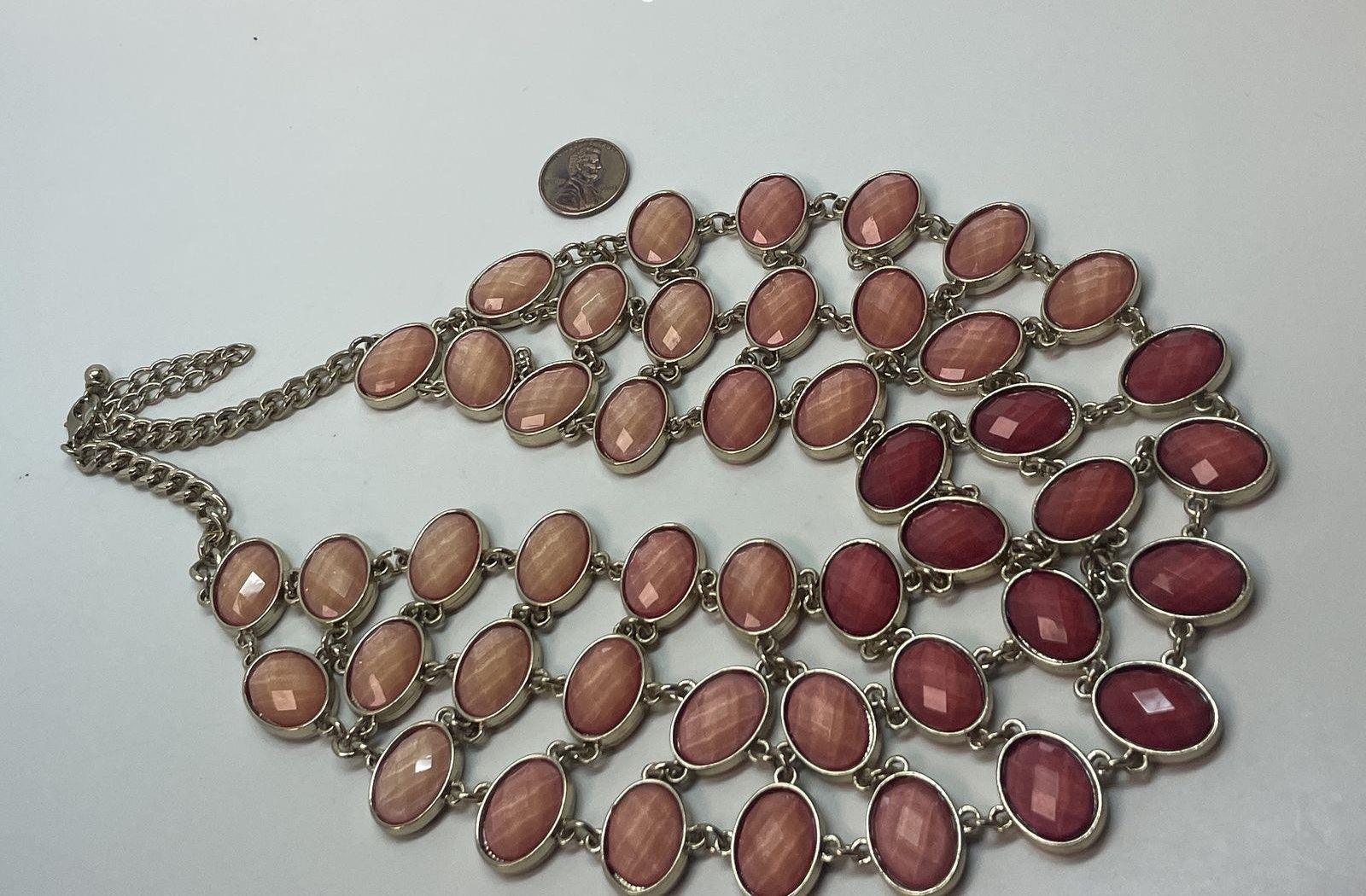 Fashion Gold Tone Rhinestone Chunky Statement Bib Necklace 155.3g