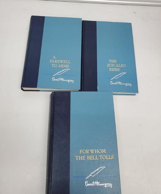 Ernest Hemingway — Three Classic Novels | Scribner Hardcovers (1968)