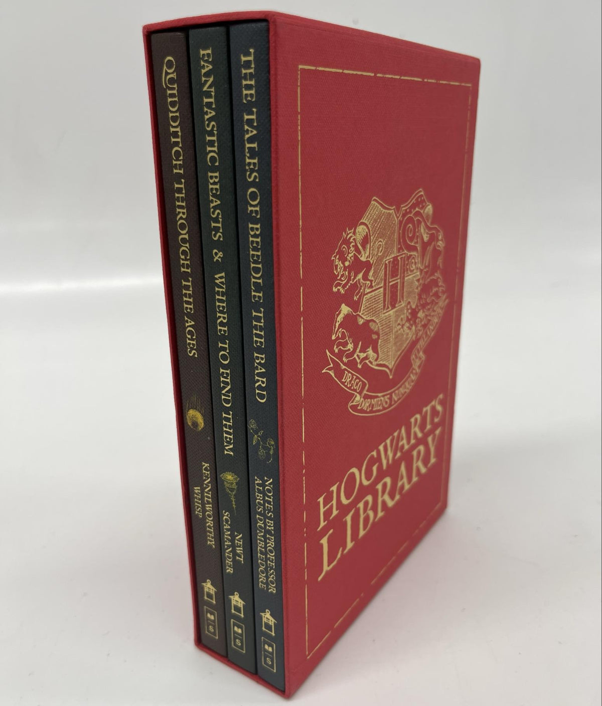 Hogwarts Library boxed set by J.K. Rowling, Scholastic, three companion books in box, view 2