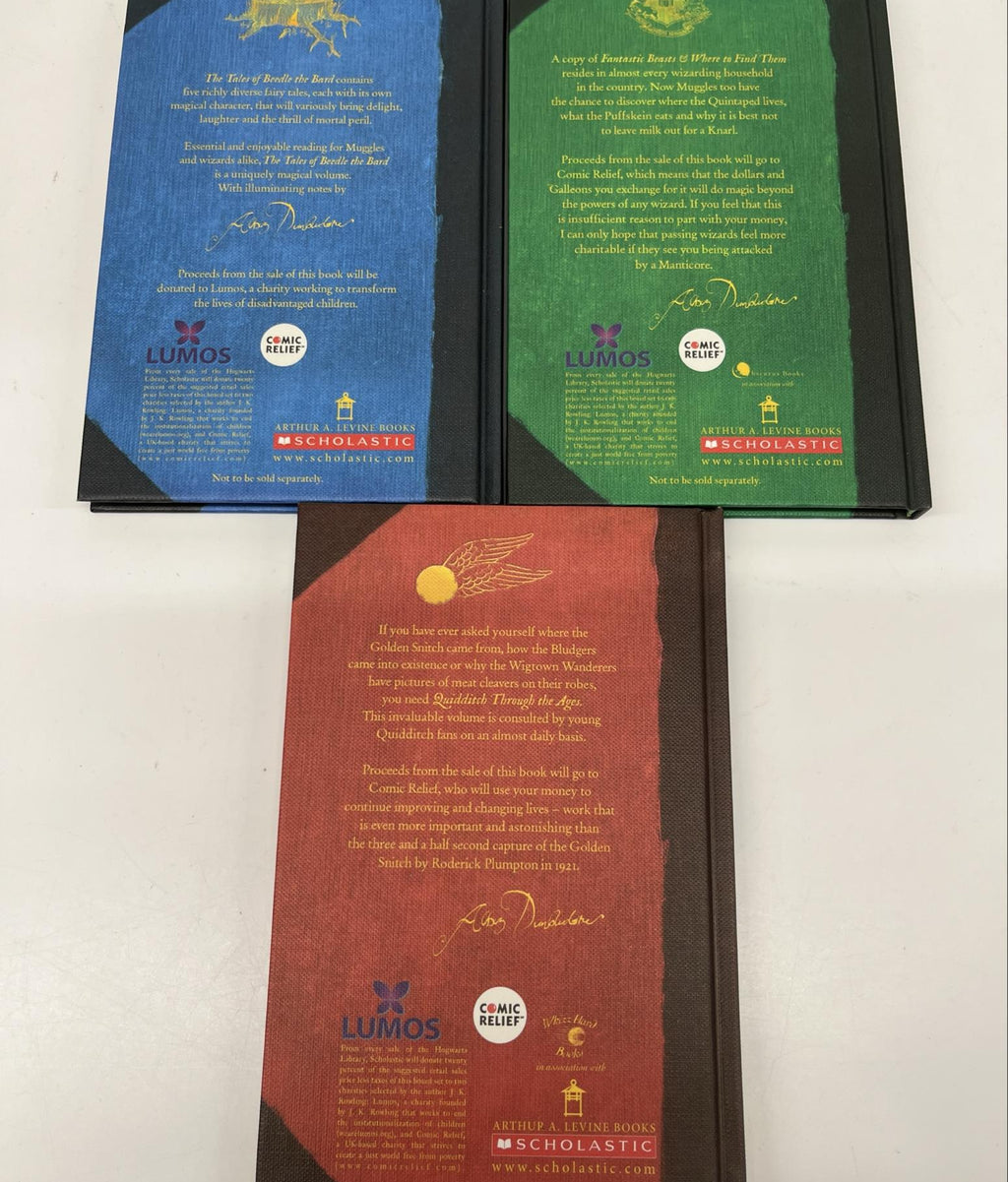 Hogwarts Library Boxed Set by J.K. Rowling | Three-Book Harry Potter Companion Collection