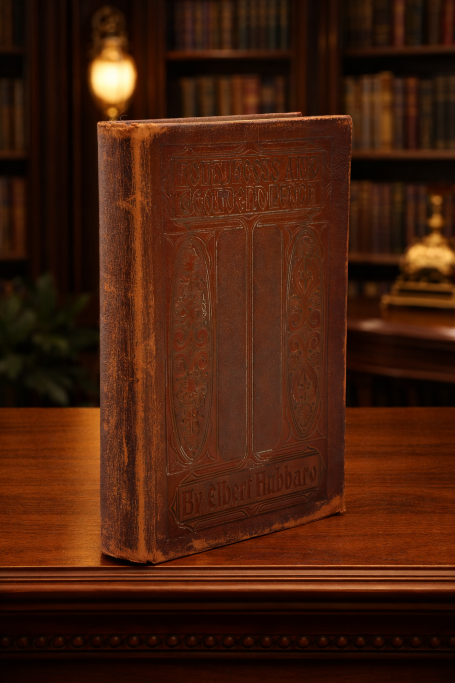 Hollyhocks and Goldenglow by Elbert Hubbard, 1912 signed numbered limited edition