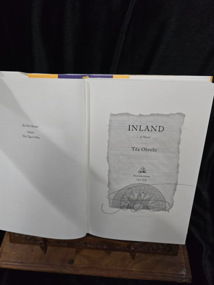 Inland Téa Obreht Signed by Téa Obreht First Edition First Printing Hardcover with Dust Jacket (Fixes)