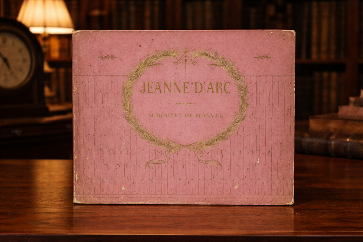 1896 Jeanne d’Arc by Louis-Maurice Boutet de Monvel First Edition, French Illustrated Joan of Arc Book