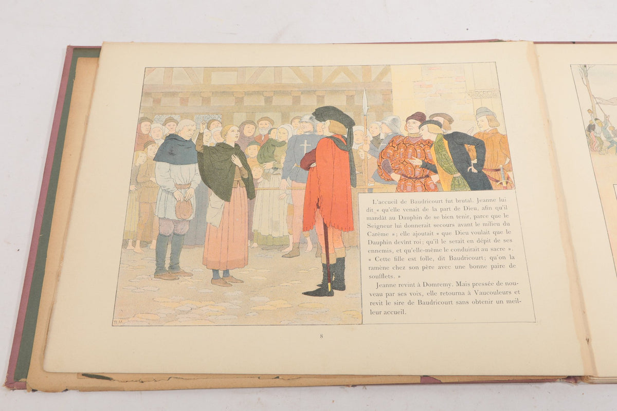 1896 Jeanne d’Arc by Louis-Maurice Boutet de Monvel First Edition, French Illustrated Joan of Arc Book