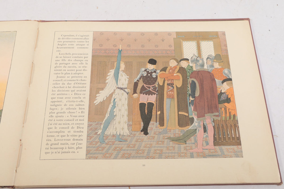 1896 Jeanne d’Arc by Louis-Maurice Boutet de Monvel First Edition, French Illustrated Joan of Arc Book