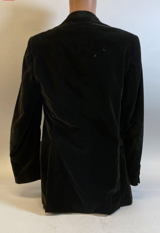 John Varvatos Men’s Black Velvet Blazer | Size 50 Regular / Approx. US 40R | Italian-Influenced Tailoring