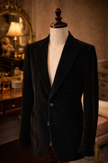 John Varvatos Men’s Black Velvet Blazer | Size 50 Regular / Approx. US 40R | Italian-Influenced Tailoring
