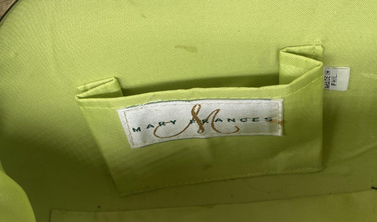 Mary Frances Embellished Elephant Motif Clutch (Retired Style)