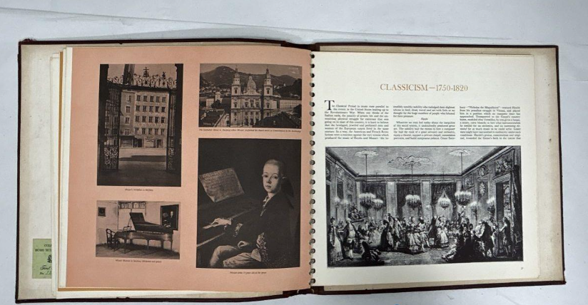 The Columbia Home Music Library Encyclopedia of Music 1959 First Edition Spiral Bound