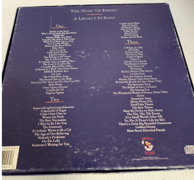 The Music of Disney: A Legacy in Song – 3-Disc Collector’s Box Set with Booklet