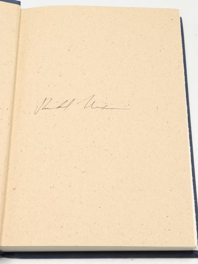 The Memoirs of Richard Nixon and No More Vietnams by Richard Nixon Signed by Richard Nixon 1978 1985 Limited Edition Set with Slipcase (Fixes)
