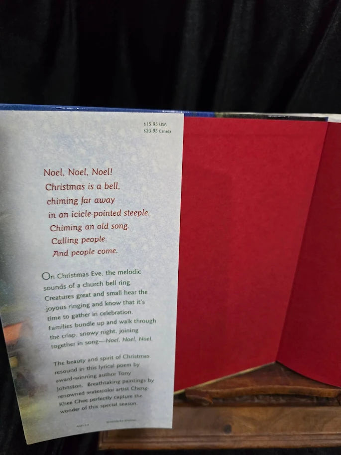 Noel by Tony Johnston Signed by Cheng-Khee Chee 1st Edition Christmas Hardcover Fine DJ (Fixes)