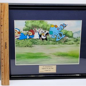 1988 Original Production Animation Cel of Raggedy Ann & Andy Framed | Certified Limited Edition Animation Art
