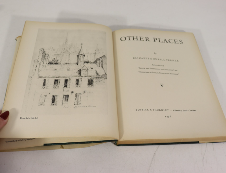 Other Places by Elizabeth O’Neill Verner Signed by John A. Roosevelt 1946 First Edition Bostick and Thornley Hardcover with Dust Jacket Eleanor Roosevelt Provenance (Fixes)