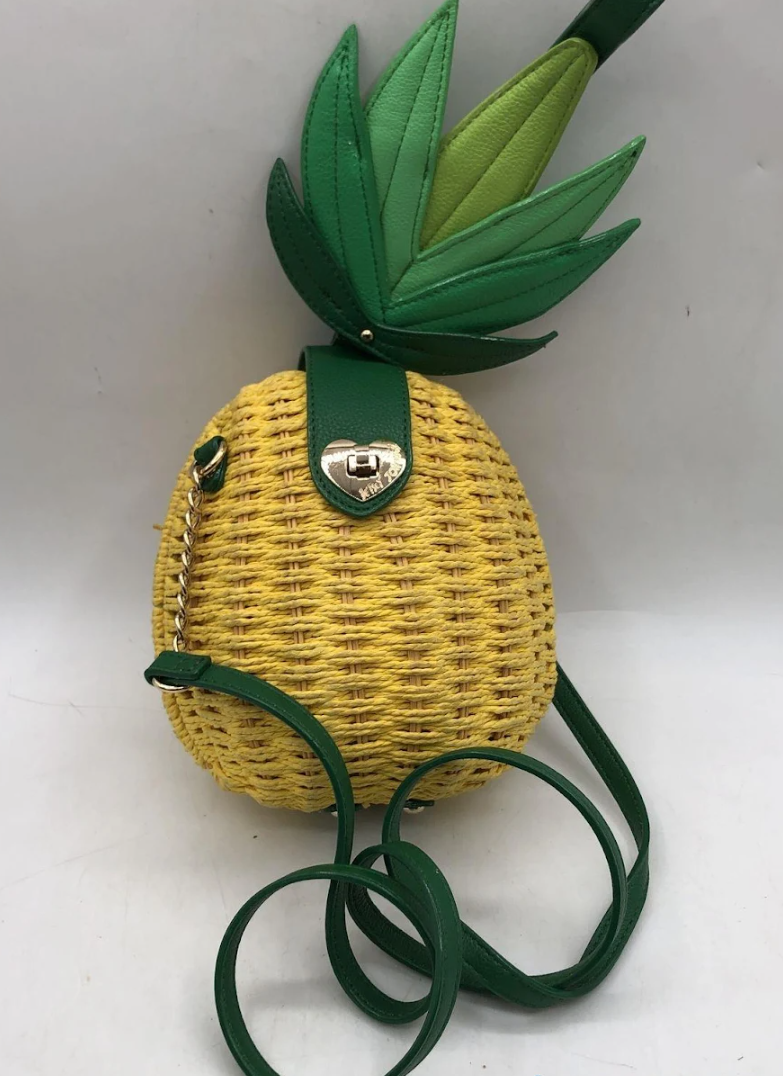 Betsey Johnson Pineapple Novelty Crossbody Handbag