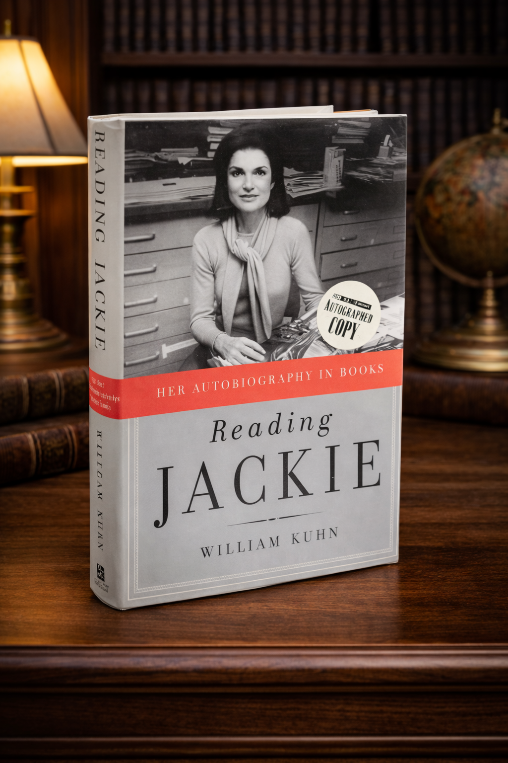 Reading Jackie: Her Autobiography in Books — First Edition, Hardcover with Dust Jacket, Signed by William Kuhn (Fixes)