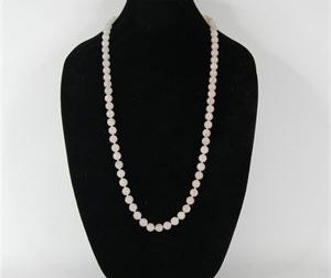 Rose Quartz Beaded Strand Necklace