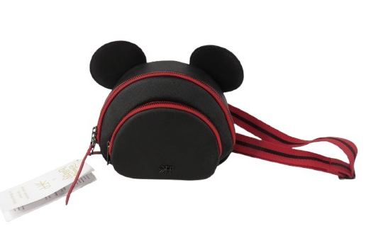 Disney Baby Freshly Picked Mickey Mouse hip pack in black and red, view 2