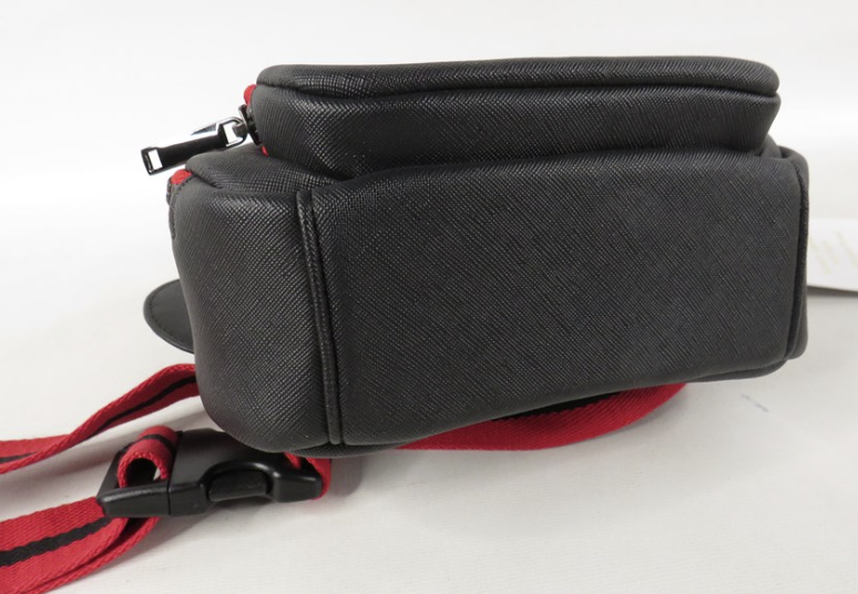 Disney Baby Freshly Picked Mickey Mouse hip pack in black and red, view 6