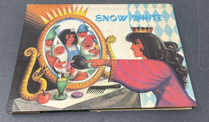 Snow White Pop-Up Book Vojtěch Kubašta 1971 Artia Prague Vintage Fairy Tale