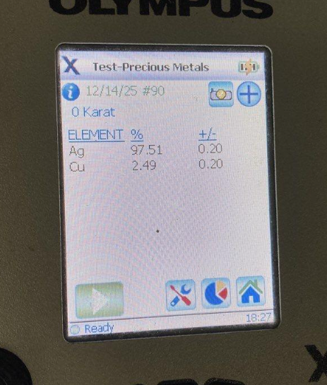 Vintage Pearl Sterling Silver Stud Earrings – Marked 97.51%