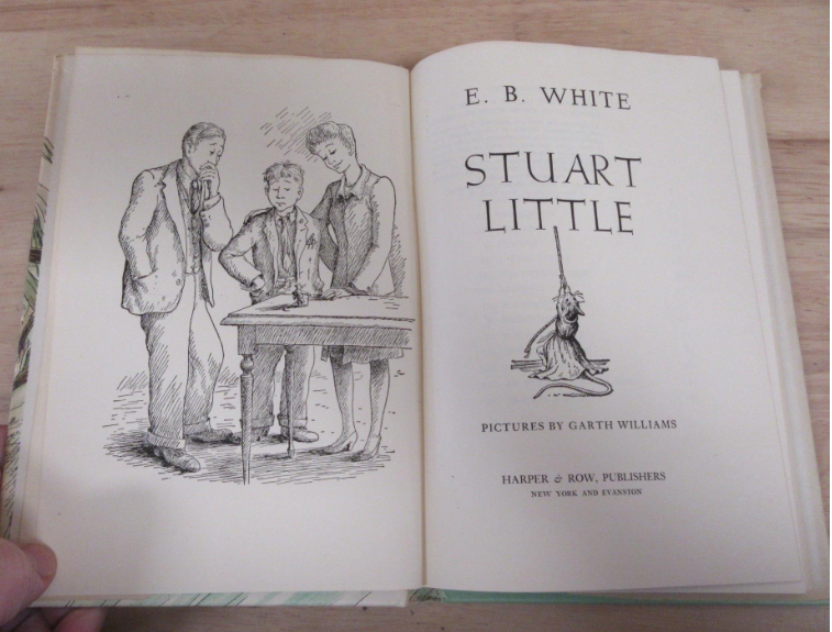 (SOLD) Vintage Stuart Little E. B. White Hardcover with Dust Jacket Illustrated by Garth Williams