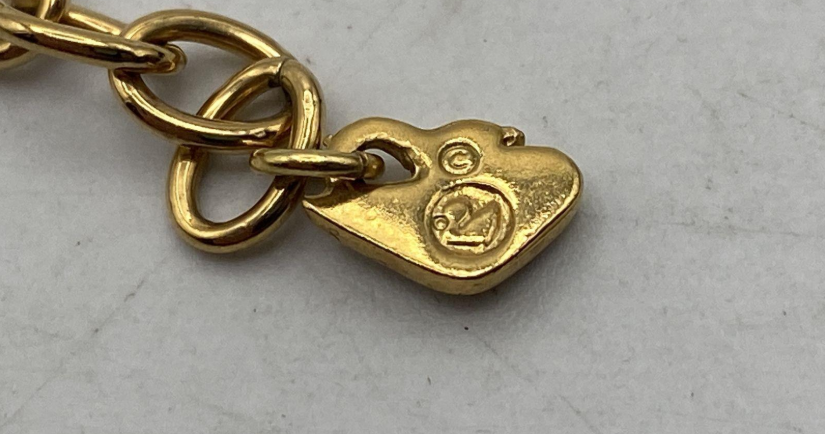 Vintage Swarovski Gold Tone & Crystal Necklace