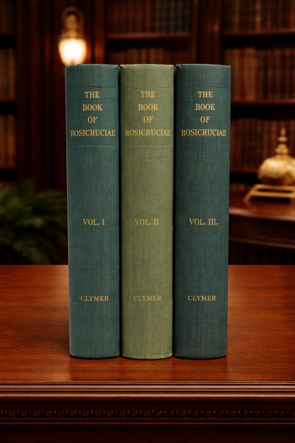The Book of Rosicruciae Volumes I III by Dr R Swinburne Clymer 1946 1947 1949 First Edition Philosophical Publishing Company Hardcover No Dust Jacket Complete Set