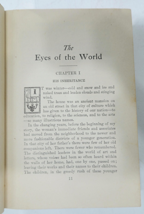 The Eyes of the World by Harold Bell Wright, 1914 A. L. Burt illustrated hardcover, view 5