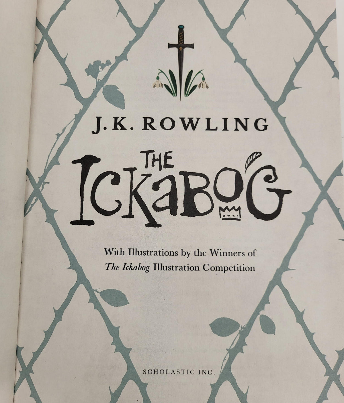 The Ickabog by J.K. Rowling, 2020 hardcover with decorative jacket, view 5