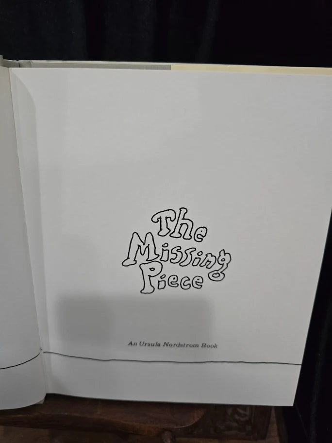 The Missing Piece by Shel Silverstein 1976 First Edition First Printing Hardcover with Dust Jacket