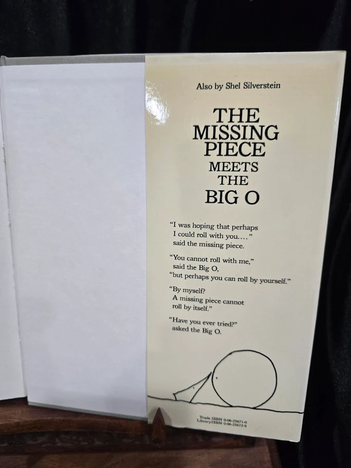 The Missing Piece by Shel Silverstein, 1976 Harper and Row hardcover with dust jacket, view 7