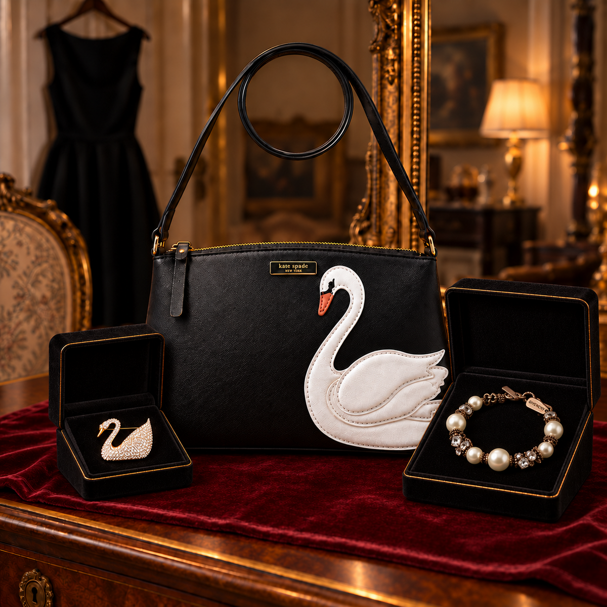 CONTEMPORARY The Swan and the Little Black Dress | Curated Day-to-Evening Gift Bundle