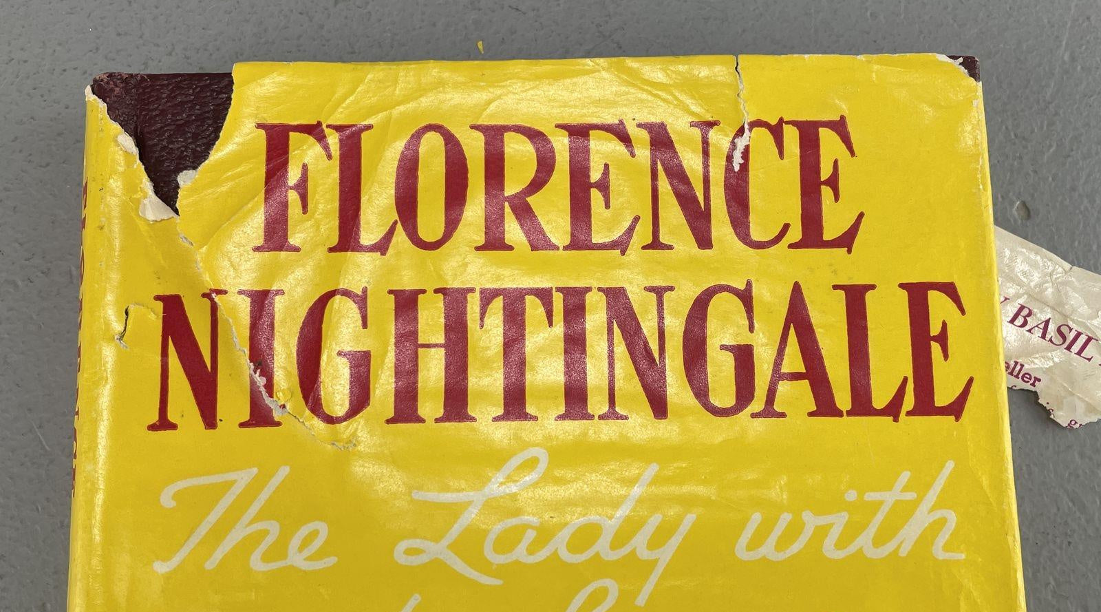 Florence Nightingale: The Lady with the Lamp by Basil Miller | Signed by Basil Miller 1947 Hardcover with Dust Jacket (Fixes)