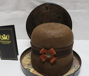 Goorin Bros. Eleni Rose Straw Hat | Size Large Brown Designer Hat with Original Box