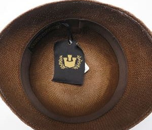 Goorin Bros. Eleni Rose Straw Hat | Size Large Brown Designer Hat with Original Box