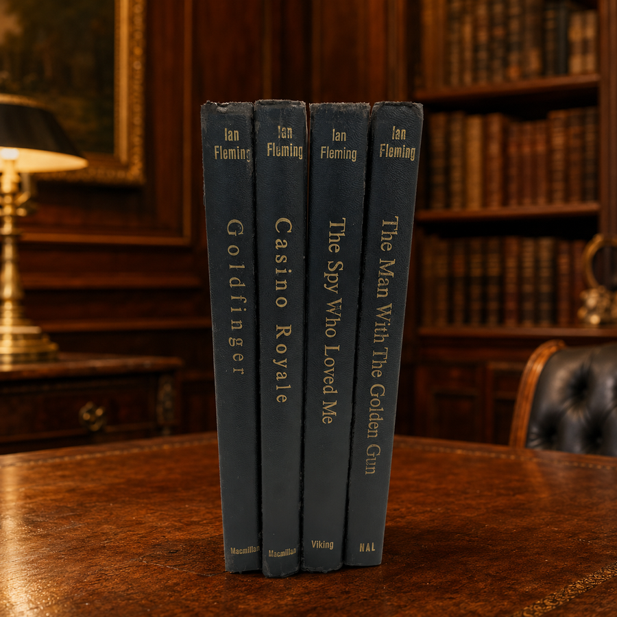 1960s Set of Ian Fleming James Bond Books - 4 Titles