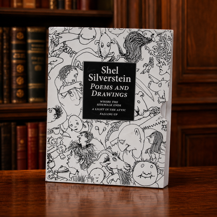 Shel Silverstein three hardcover set: Where the Sidewalk Ends, A Light in the Attic, Falling Up