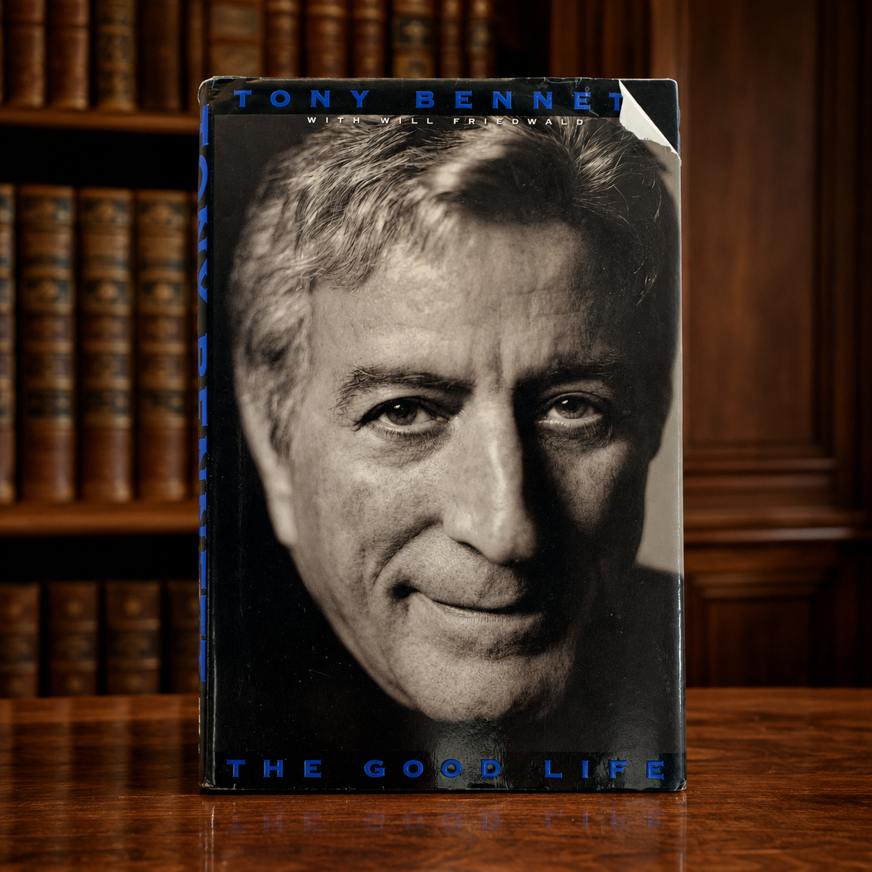 Tony Bennett The Good Life Signed by Tony Bennett First Edition First Printing Hardcover 1998 Dust Jacket (Fixes)