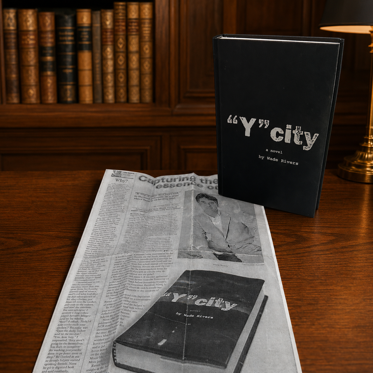 Y City by Wade Rivers Signed by Wade Rivers First Edition 2009 Hardcover (Fixes)