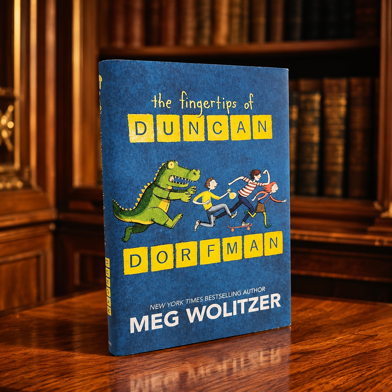 The Fingertips of Duncan Dorfman by Meg Wolitzer Signed by Meg Wolitzer Hardcover Book (Fixes)