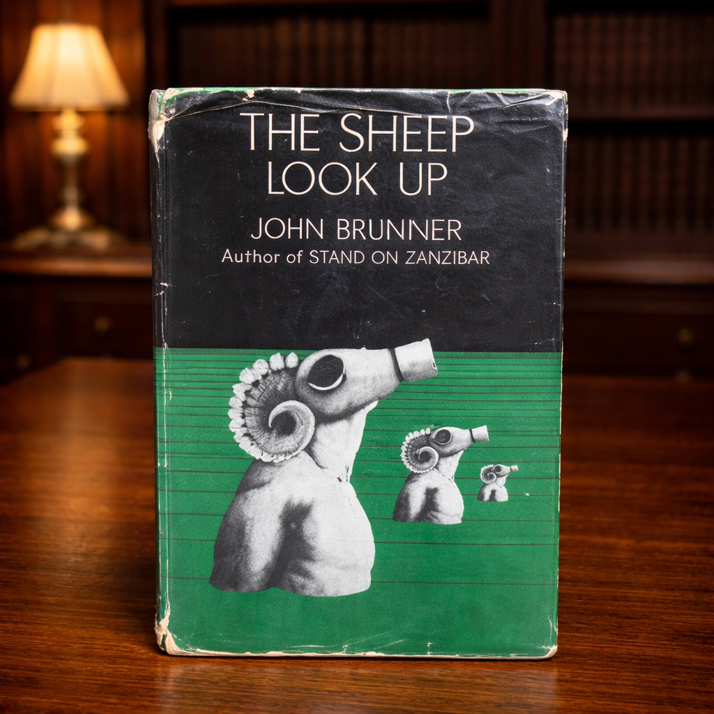 The Sheep Look Up John Brunner Harper and Row 1972 Hardcover With Dust Jacket