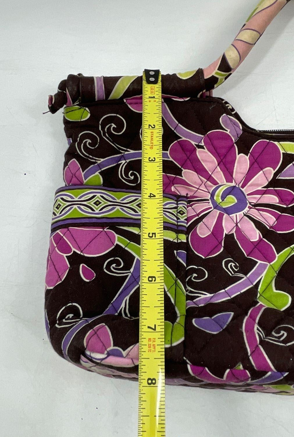 Vera Bradley Floral Quilted Shoulder Bag with Matching Wallet