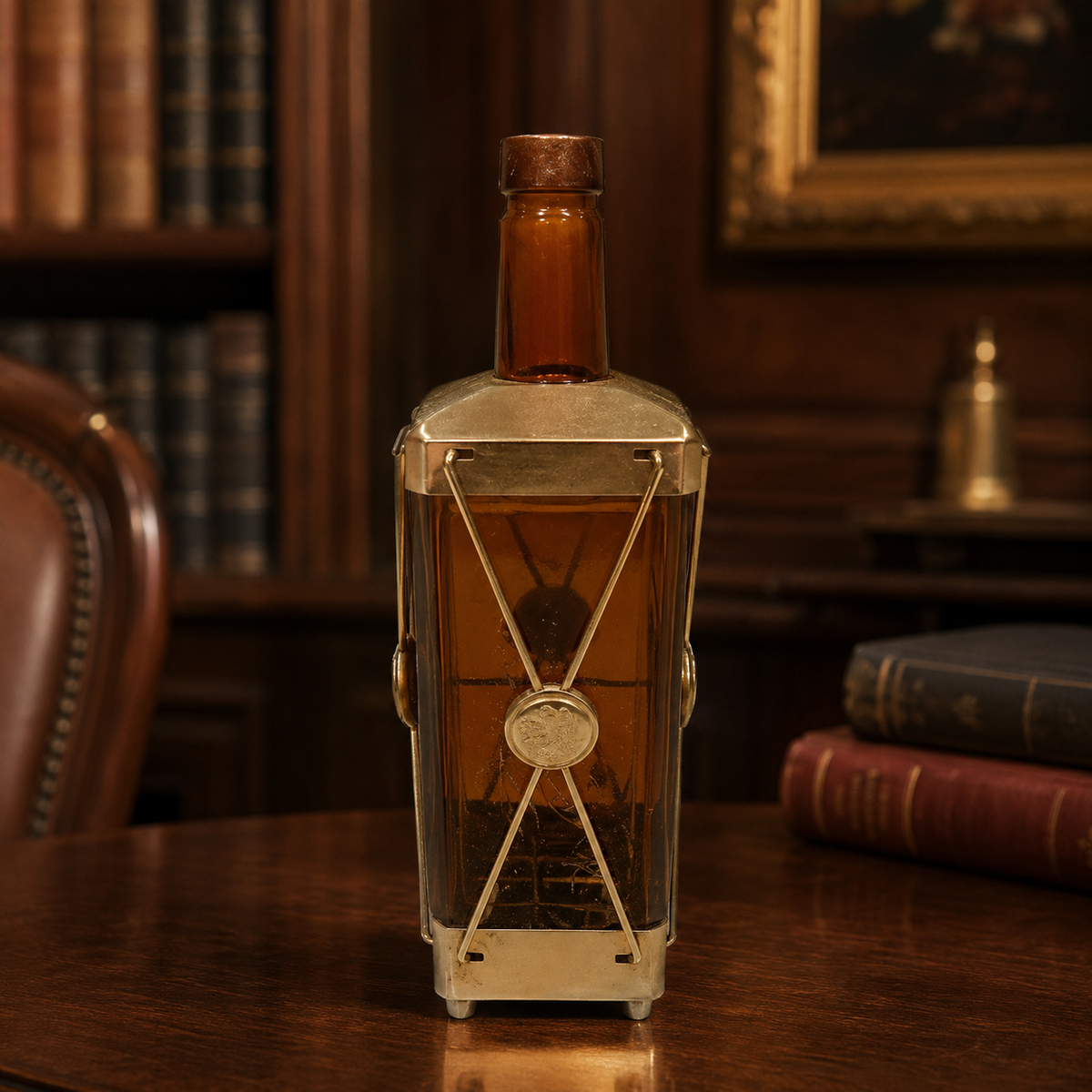 1950s–1960s Swiss Harmony Musical Decanter