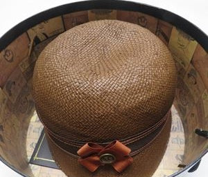Goorin Bros. Eleni Rose Straw Hat | Size Large Brown Designer Hat with Original Box