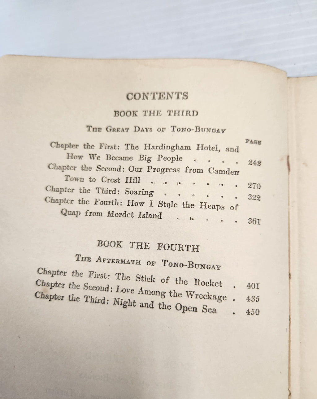 1908 Tono-Bungay H.G. Wells Grosset & Dunlap Hardcover