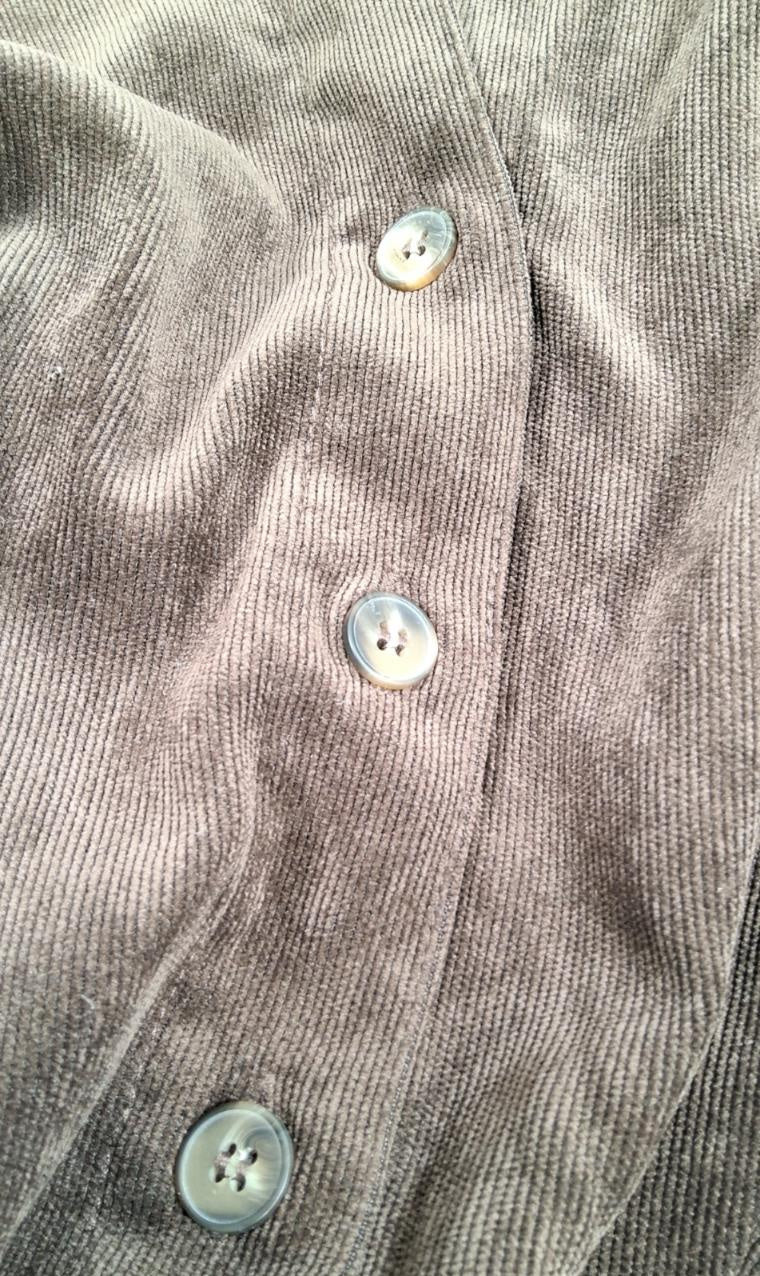 Signature by Robbie Bee Brown Corduroy Shirtdress, Women's XL, NWT