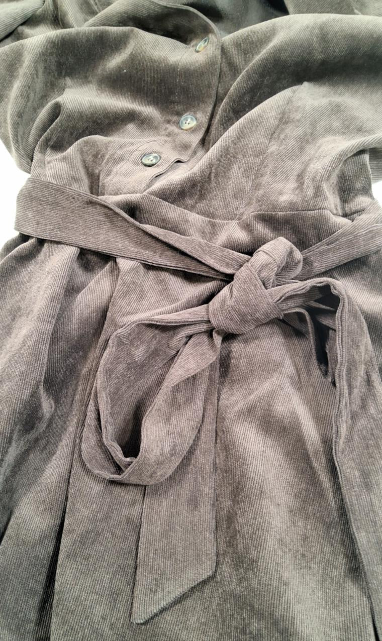 Signature by Robbie Bee Brown Corduroy Shirtdress, Women's XL, NWT