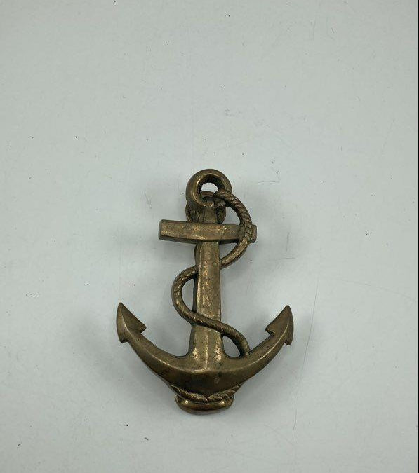 Antique Brass-Tone Anchor Shaped Bottle Opener